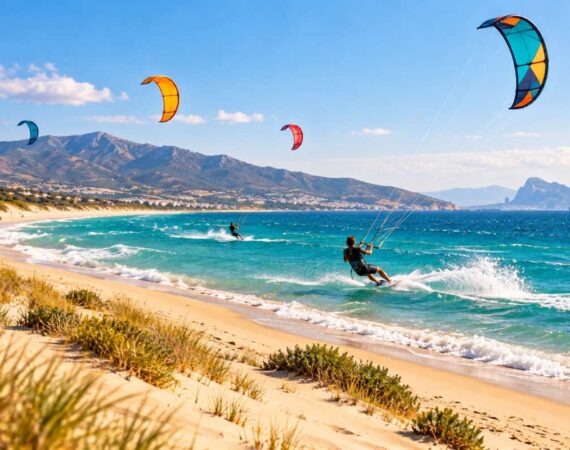 Dónde hacer kitesurf en Andalucía: playas y mejores spots